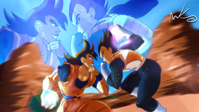 Dragon Ball Sparkling Goku Vs Vegeta