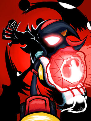 Tch... (Shadow The Hedgehog)